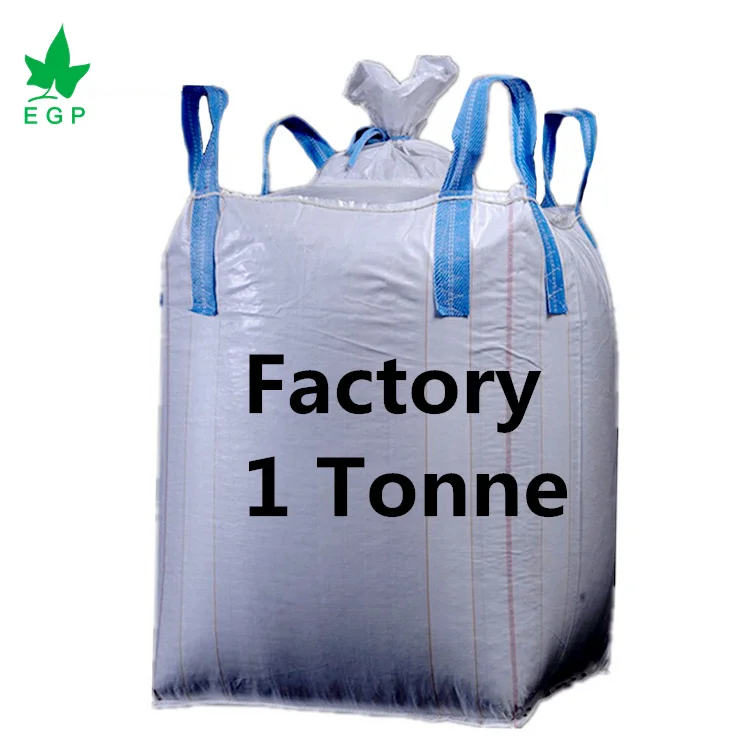 EGP 95x95x135cm Ton Jumbo Bag Specification Polypropylene FIBC Sandbags Woven Bags 1000kg Transport Packing