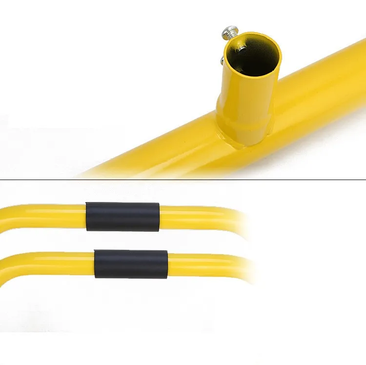 Yellow Adjustable Door Gym Horizontal Indoor Fitness Equipment Dip Bar Parallel Bar