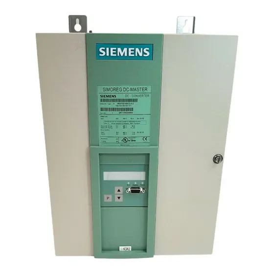 Siemens Simorag блок постоянного тока 6RA7087-6DS22-0-Z + S00