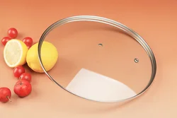 10 inch 26cm tempered glass lid with clear glass and heat resistant handle for fry pan and skillet