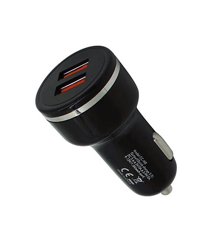 
 Автомобильные аксессуары для зарядки QC3.0 + QC3.0, автомобильное зарядное устройство с двумя Usb-портами, автомобильное зарядное устройство с 2 Usb-портами для мобильного телефона  