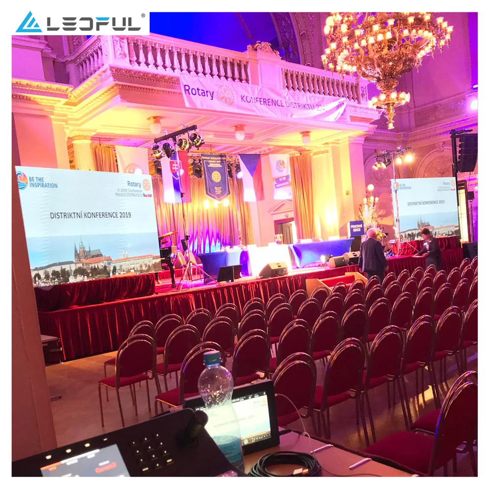 Outdoor Esterno Exterior Rental Screen Pantallas LED 3 Mt X 4 Mt Screen Ecran De Concert Management Equipment For Churches