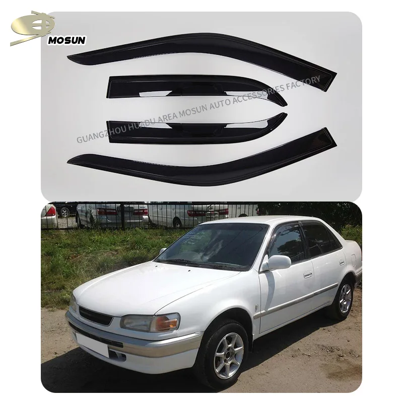 MOSUN Window Visor for TOYOTA COROLLA E110 1995-2002 Auto Vent Visor weather shield Deflector wind breaker Rain Guard