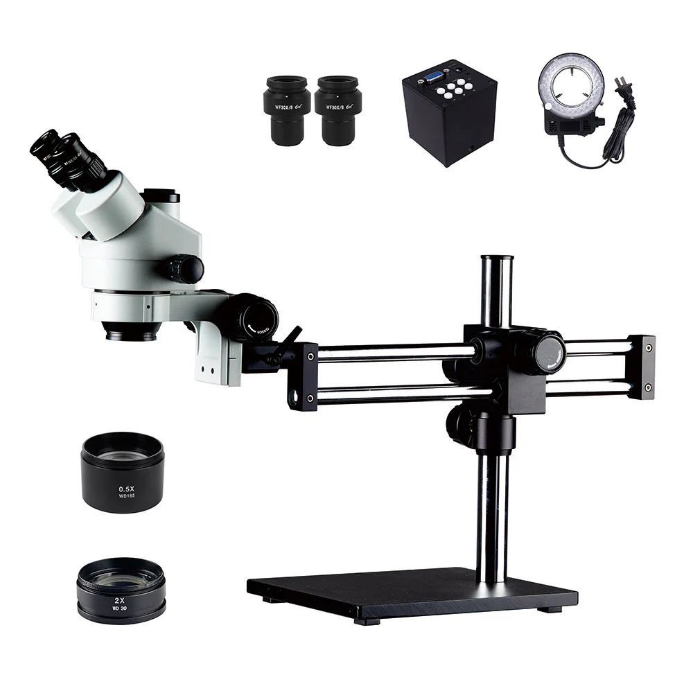 3.5X-270X Тринокулярный Стерео микроскоп с Vga цифровой камерой для гравировки