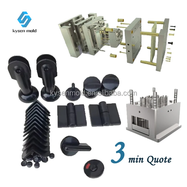 Silicone Material Plastic Injection Molding Parts Injection Mould Housing Product