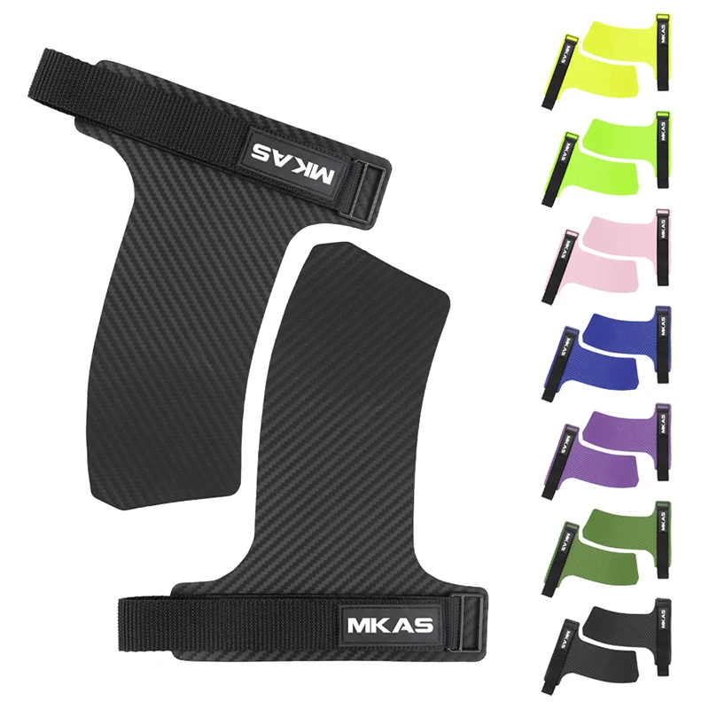 MKAS Sport Glove High Quality Gym Gymnastic Hand Grips Carbon Weightlifting Training Fitness Gloves For Men Gymnastics Grips