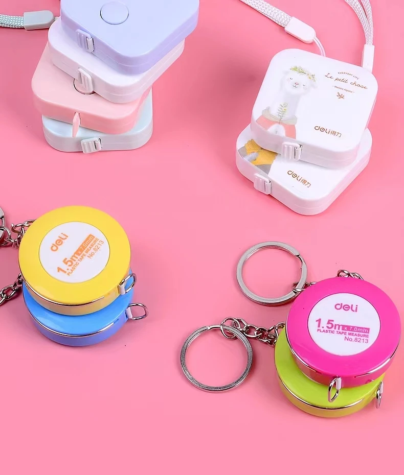 60 inch 1.5 Meter Soft Retractable Body Measuring Tape, Pocket, Tailor Sewing Craft Cloth Tape Measure