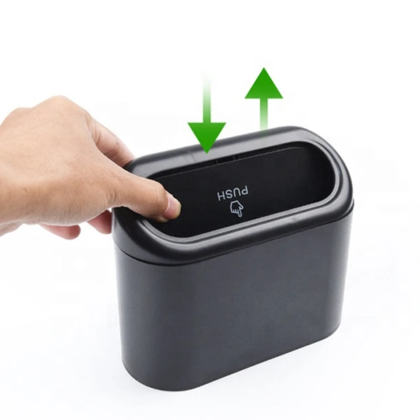 Нажимной Тип Автомобильное Мусорное ведро подвесной короб для хранения автомобиль мусорный мешок для мусора автомобиля мусорный бак