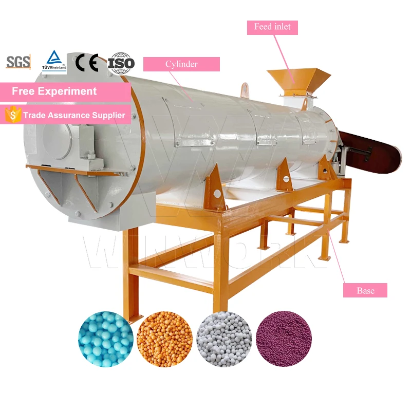 WINWORK Gypsum Powder Granulating Machine Sulfur Fertilizer Granule Making Machine Fertilizer Granulator Machine