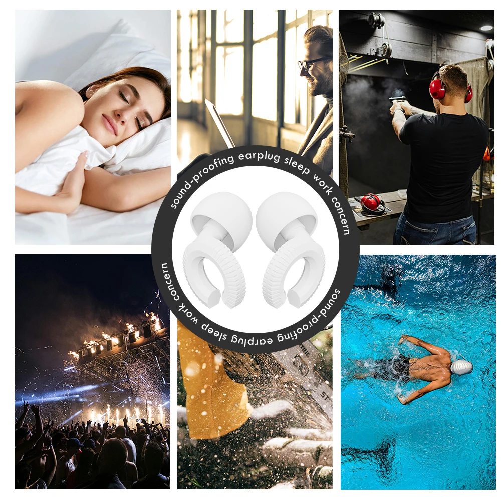 2025 Hot Selling Flight Silicone Ear Plugs High Fidelity  Earplugs Hearing Protection for Sleep Swimming Concerts  Studying