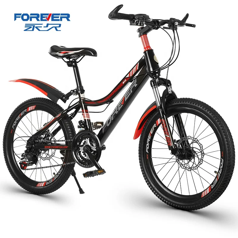 FOREVER Wholesale Customization 20/22 Inch 21 Speed High Carbon Steel Frame Student Mountain Bike For Student Or Children