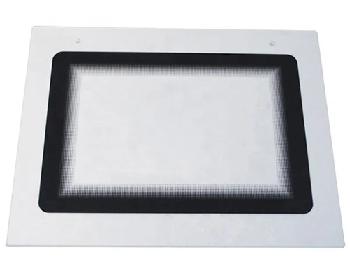 Factory supply 4mm 5mm 6mm painted oven tempered glass door microwave exterior oven door glass