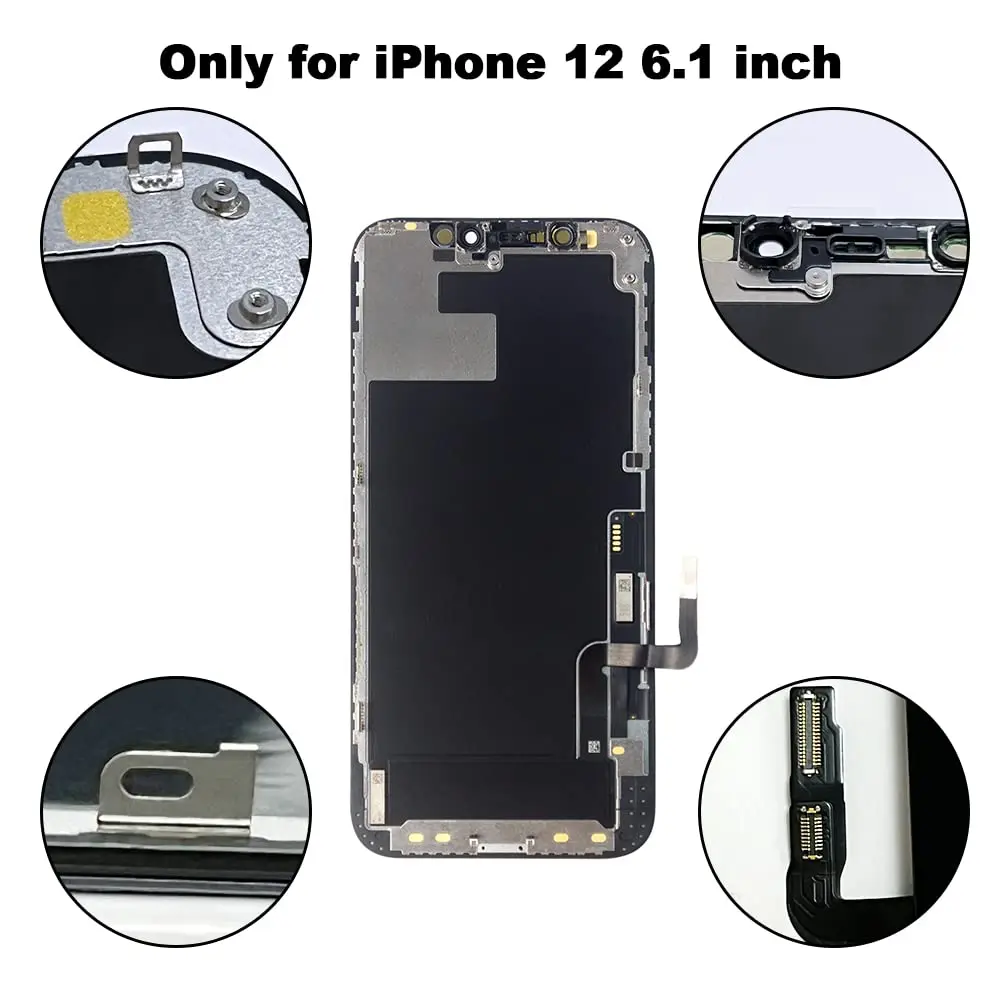 Digitizer Phone Original Screen For Iphone 12/12 Pro 12 Pro Max 12 Mini Screen Replacement 3d Touch Display Incell Lcd Screen
