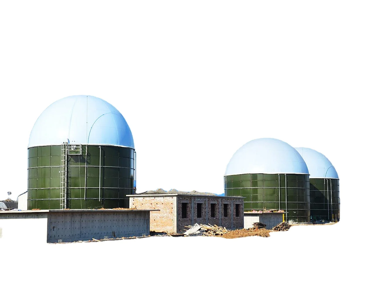 Стеклянный резервуар для коров и свиней