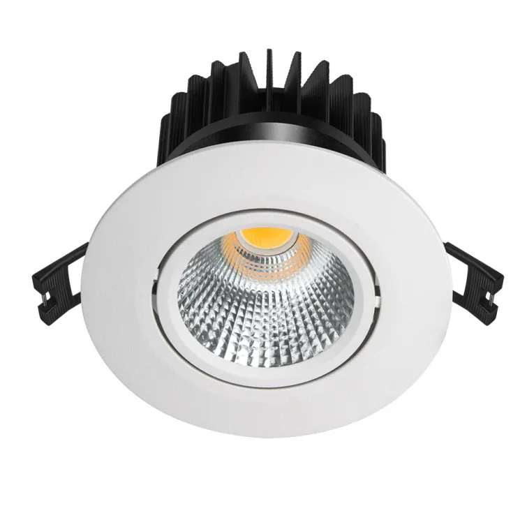 DLC/ETL dc24v 140лм/w ультратонкое естественное освещение CRI 85 18 Вт 24 36 4 дюйма 8 дюймов 10 Регулируемый прожектор Светодиодный точечный светильник утопленного монтажа