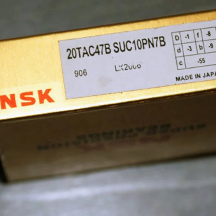  NSK радиально-упорный шарикоподшипник 20tac47b подшипник 20tac478