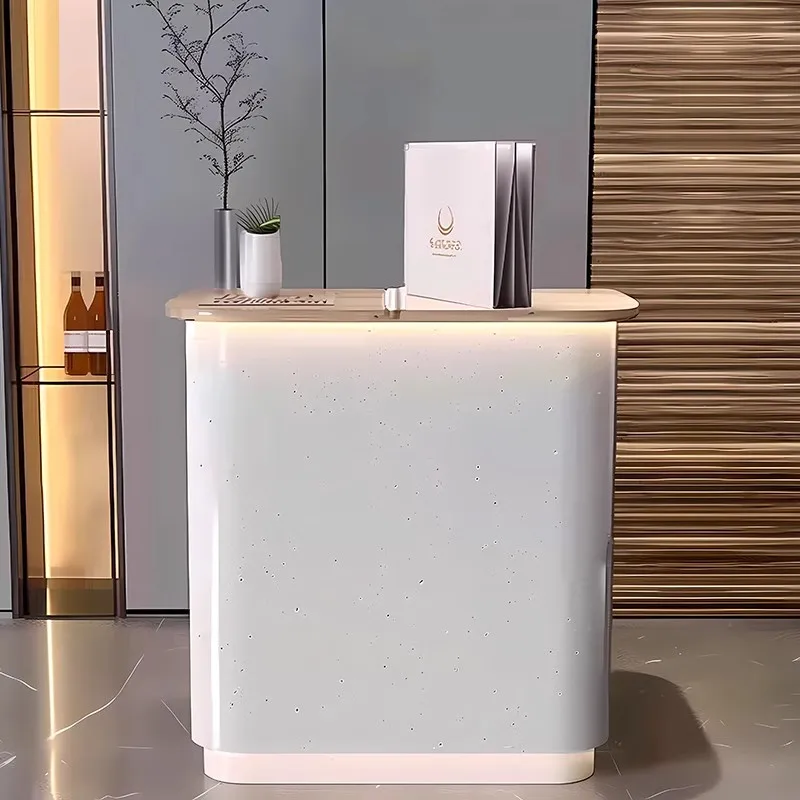 Luxury Office Small Reception Desk Travel Agency Golf Reception Desk Counter Furniture For Salon