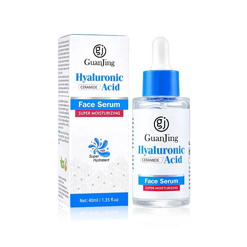 Guanjing Skin Care Serum Hyaluronic Acid reduce fine lines Nourishing Repair Moisturizing Face Serum