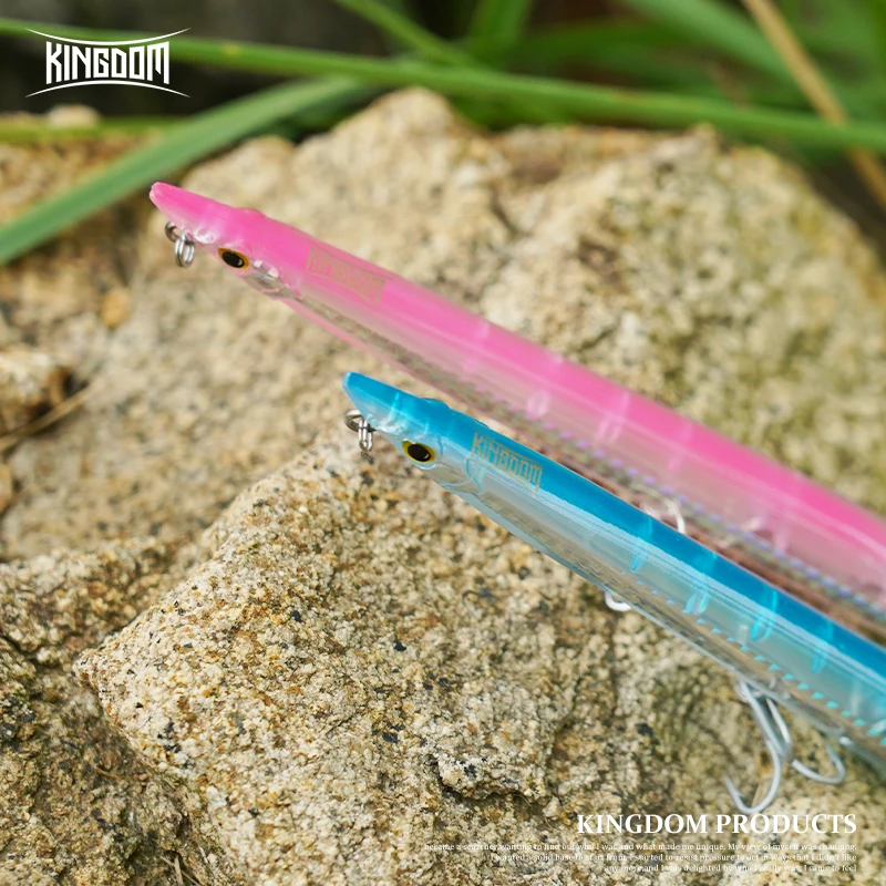 Kingdom hot sale pencil fishing lure floating long casting hard plastic sea bass oem 20g/155mm pencil fishing lure for saltwater