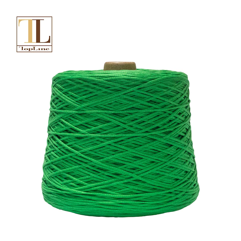 Topline good quality 65/35 Cotton Polyamide  thick cotton yarn fancy for knitting cotton yarn better than Italy