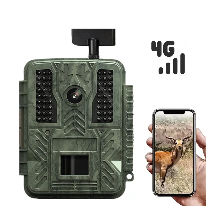 4G APP cloud storage trail camera APP outdoor hunting camera 4K resolution14MP CMOS Control Remote Scouting Game & Trail Cameras