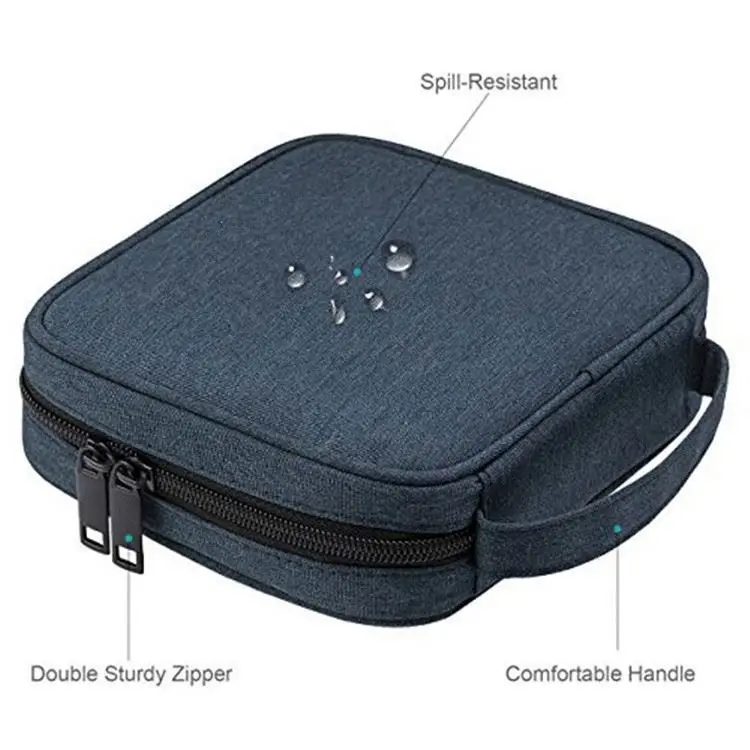 BSCI Factory Customize Logo Size Design CD Case Holder Portable 32 CD/DVD Disc Storage Wallet Organizer Bag for Car
