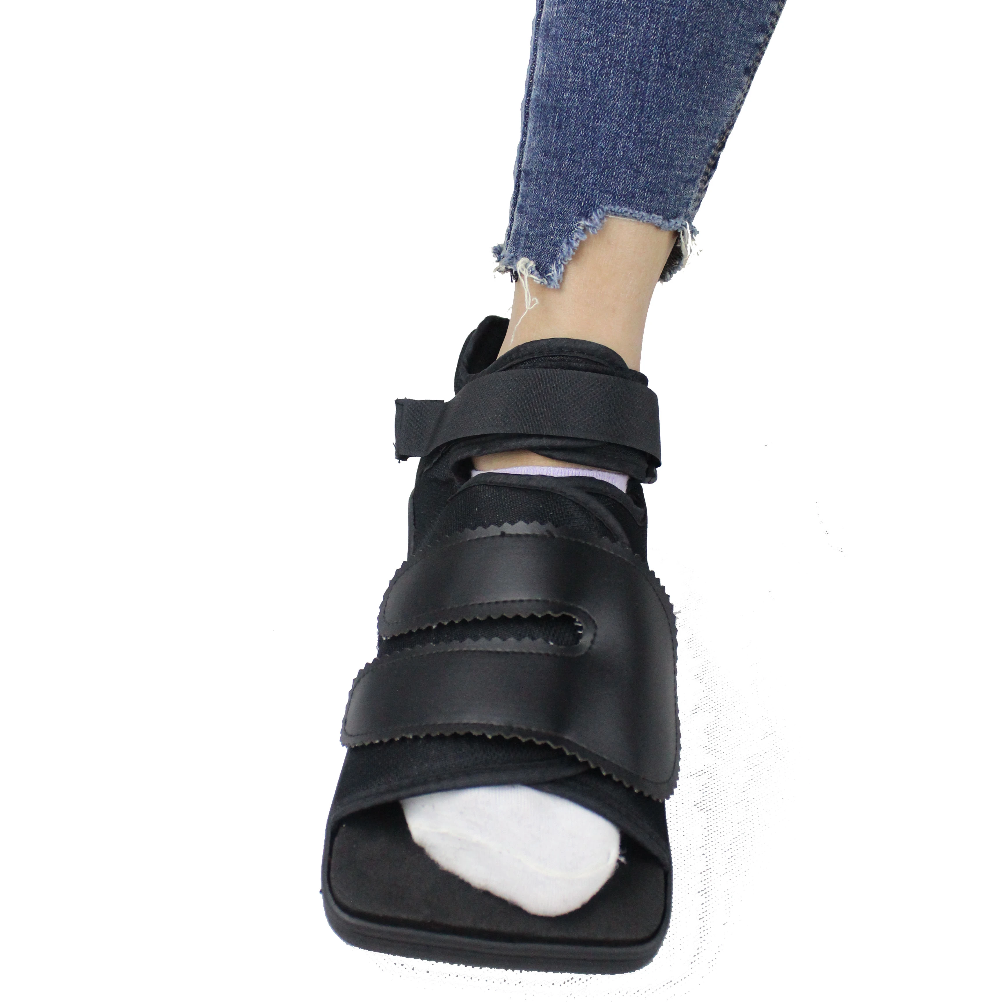 Orthopedic Post Op Squared Offload Healing Shoe for injuries and post surgical