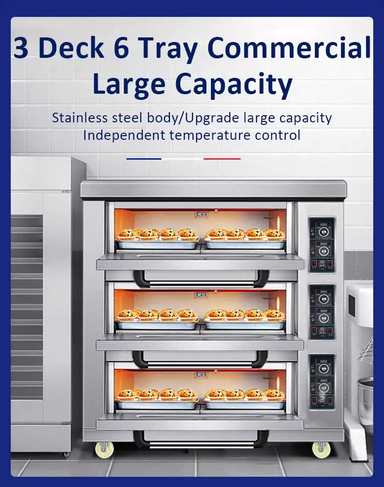 Automatic Cake and Bread gas oven for bakery.jpg