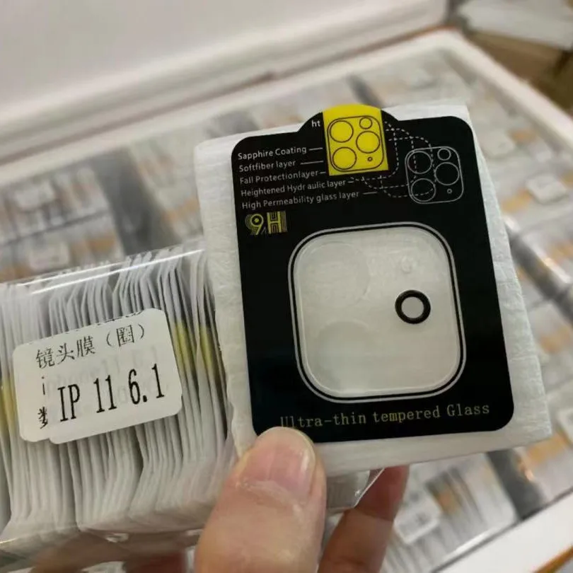 3D Full Cover mobile Phone back Protector for camera lens protector for mi 11 lite all model tempered glass Camera Lens