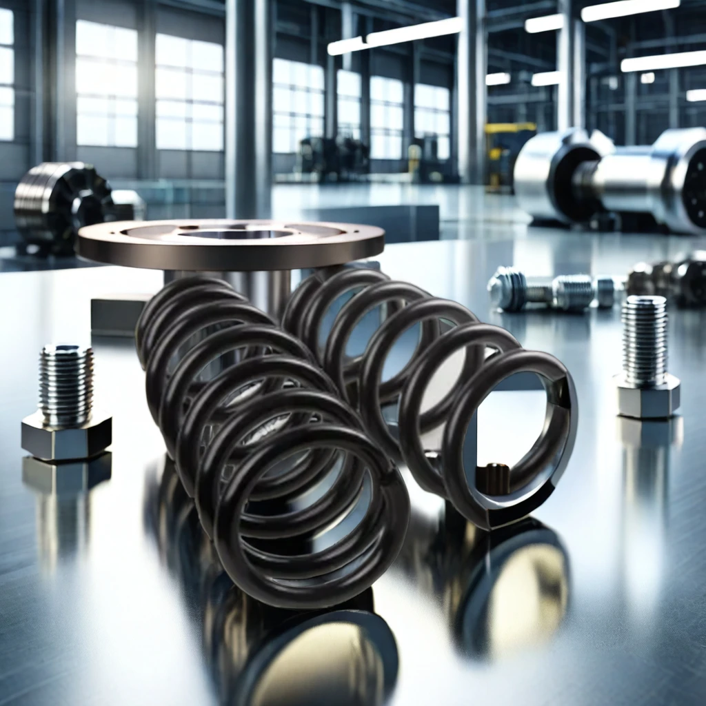 Inconel X-750 Corrosion Resistant Tension Spring Parts Titanium aluminum diffusion coating