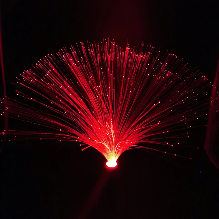 Diy Рождественская вечеринка на батарейках подвесная звезда оптическая Ночная светодиодная оптоволоконная лампа