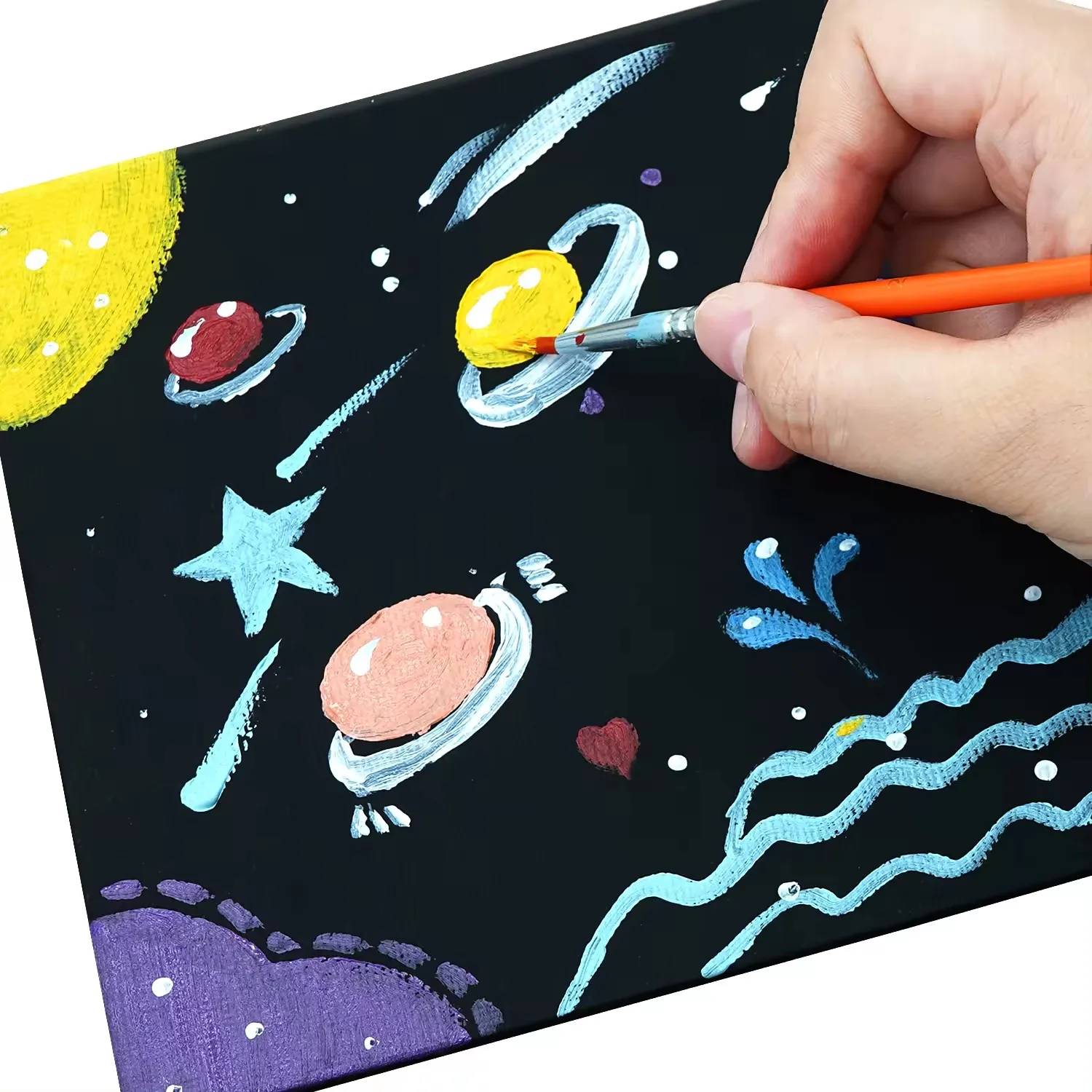 wholesale Primed black Blank Canvas panels for Painting - 100% Cotton Art Supplies Canvas Board decor for Acrylic ,Oil Paint