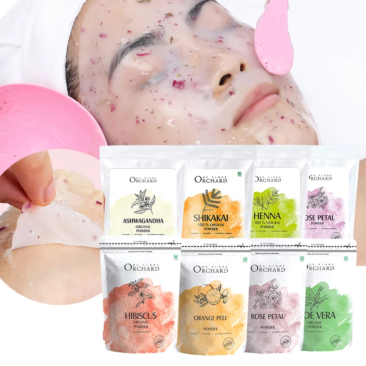 OEM Private Label Hydrojelly Jellymask Face Care Whitening Moisturizing Rose Powder Facial Hydro Jelly Mask