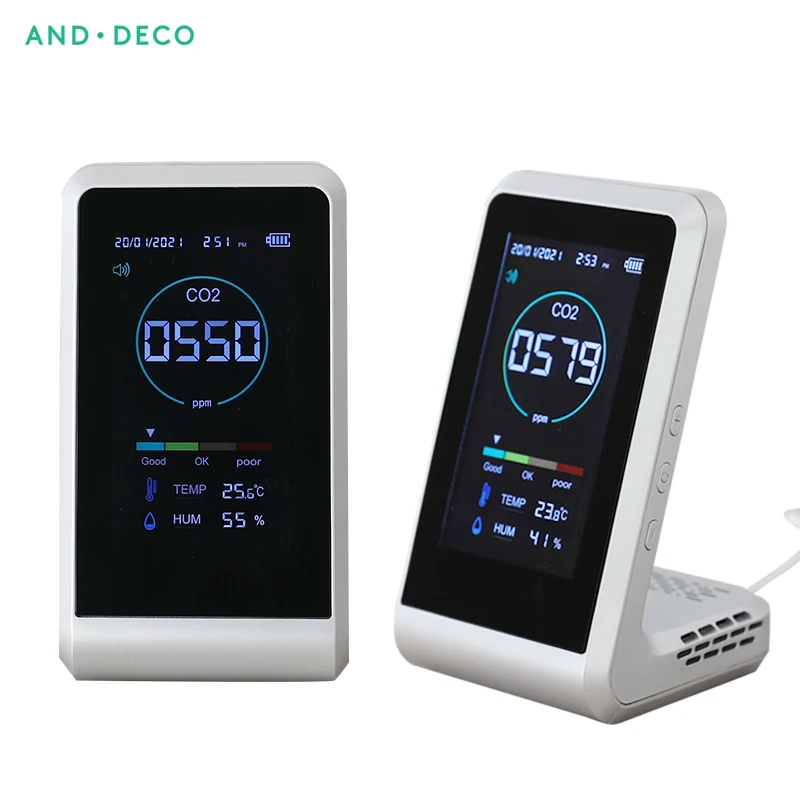  New Technique Desktop Co2 Monitor Air Detector Greenhouse Gas
