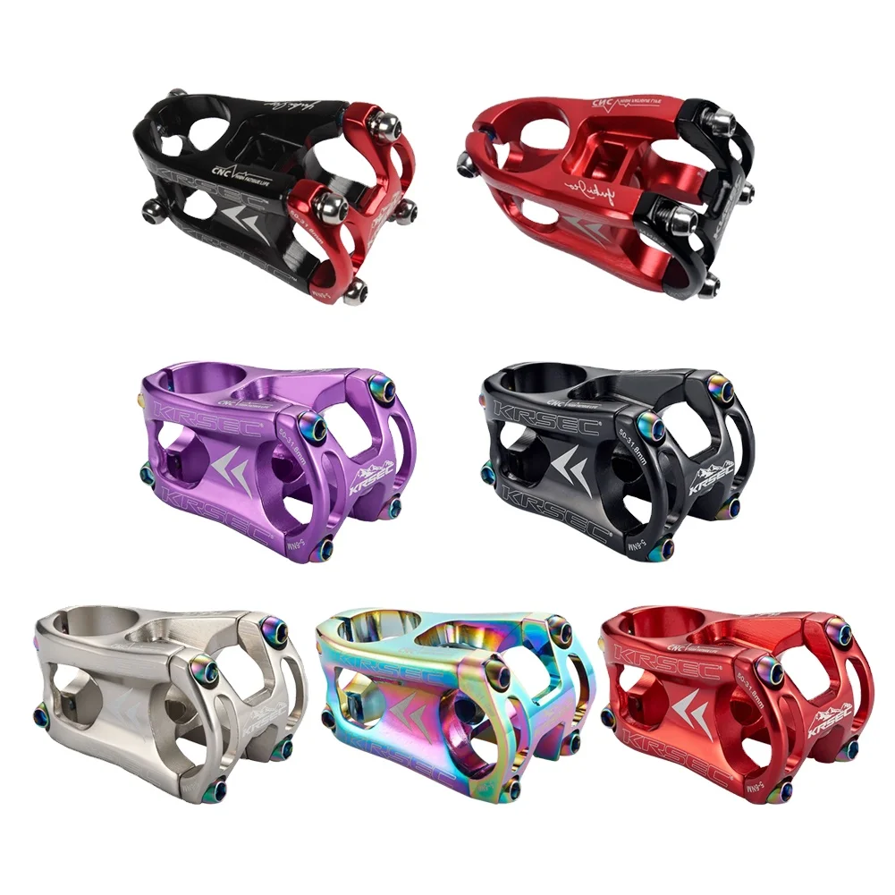 
31.8 mm 50mm MTB Power Aluminium Alloy Stem Bike Stem MTB Riser Steering Wheel Short Handlebar Outdoor Bicycle Accessories 