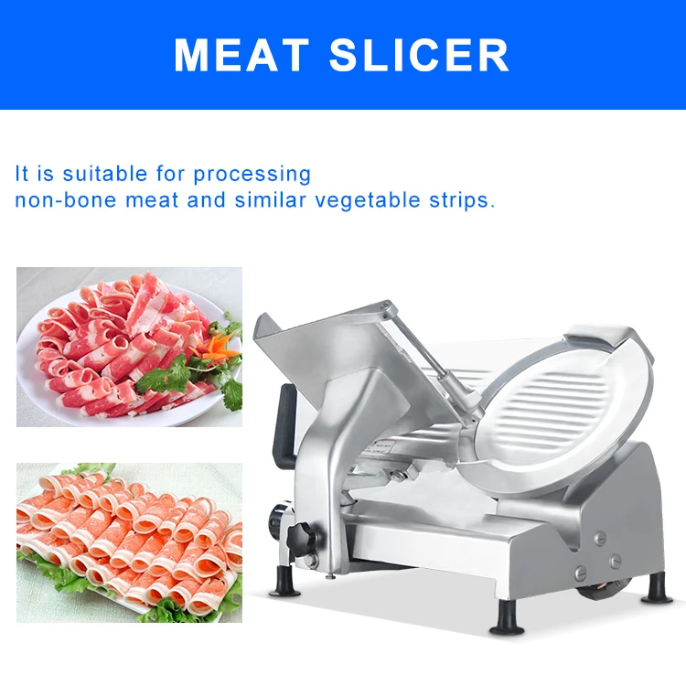 Semi-automatic commercial meat slicer machine for sale/meat cutting machine slicer