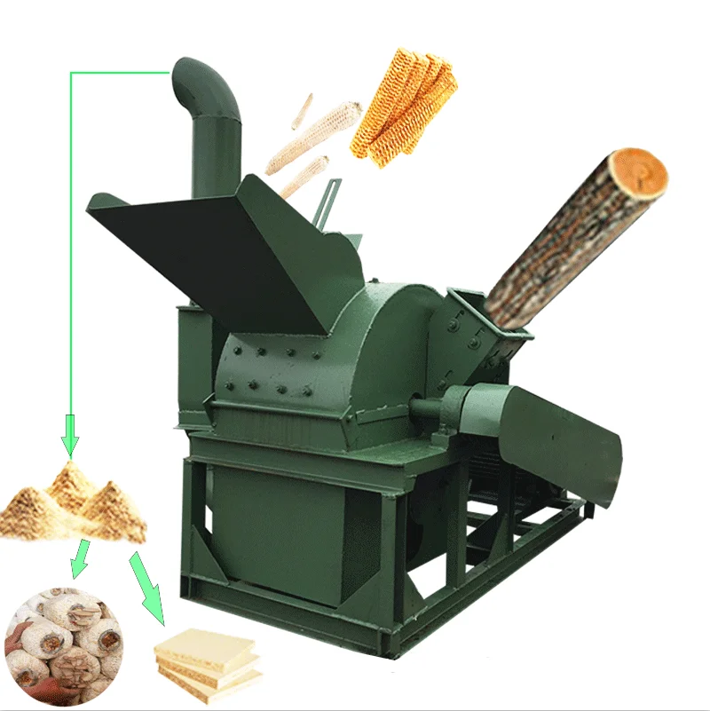 big capacity wood hammer mill/pallet shredder/wood chip crusher for sale