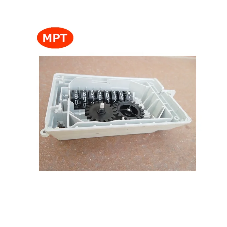 
Dongguan factory custom high precision plastic ptfe gear box by injection molding 