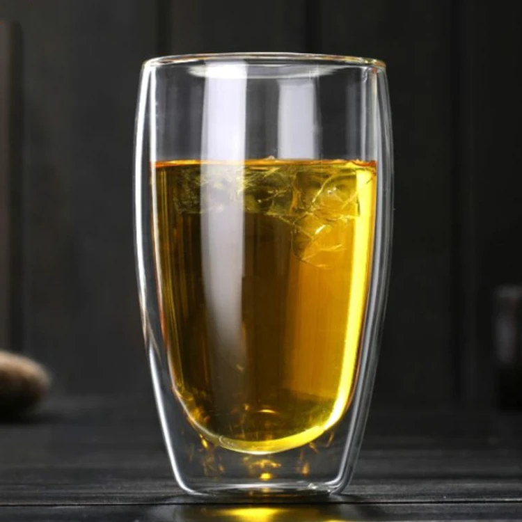 
double wall tea wine coffee glass mug coffee double wall glass cup 