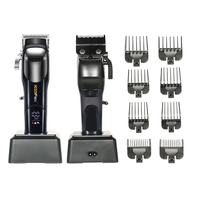 2024 KooFex High Torque Brushless Motor Hair Clipper 12000RPM BLDC Barber Cordless Hair Clipper