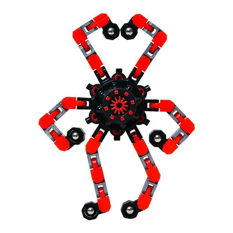 wholesale Deformation Funny Chain Fidget Spinners Transformable Chain Robot Mechanical Spinners For Kids toys