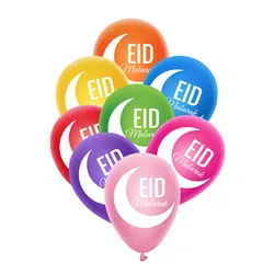 EID MUBARAK Latex Balloons Muslim Ramadan eid al-fitr Party Decoration Mixed Color Balloons