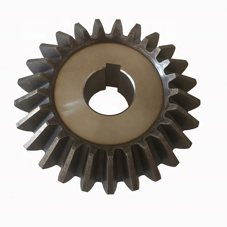 straight conical bevel gear for harvester