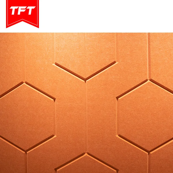 Polyester Fiber Felt Acoustic Board  PET Acoustic Panels PET Soundproof panels