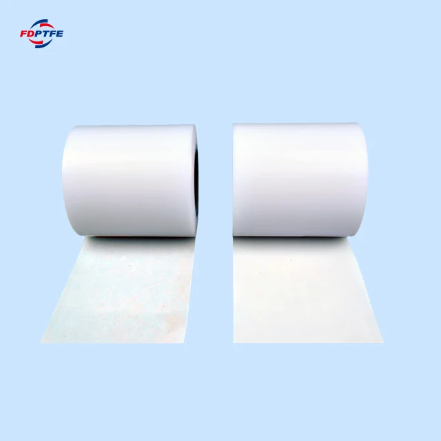 hydrophobic 0.05mm white color etched pure ptfe skived membrane film