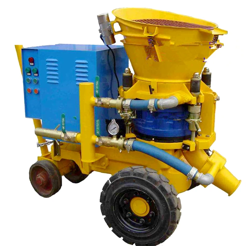 Pz-5 Gypsum Concrete Spray 5M3/H Type Durable Spare Parts Wet Gunite Dry Mix Shotcrete Spraying Shotcrete Gunite Machine Price