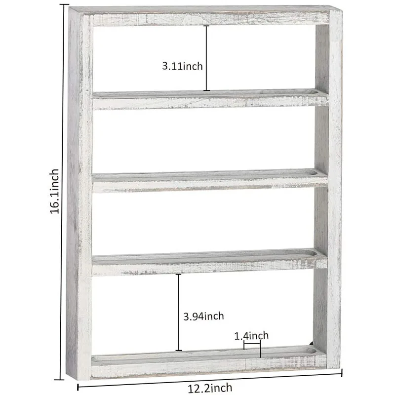 4-layer wall-mounted display essential oil rack for wall nail polish finisher