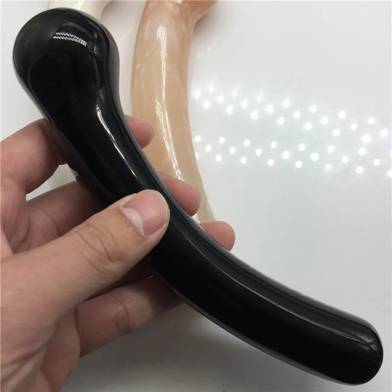18cm large length and width natural pink quartz crystal gemstone massage stick wand yoni wand goddess wand healing for women