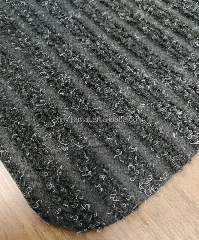 Factory directly supply polyester nonwoven needle felt floor carpet with latex gel backing anti slip durable mat