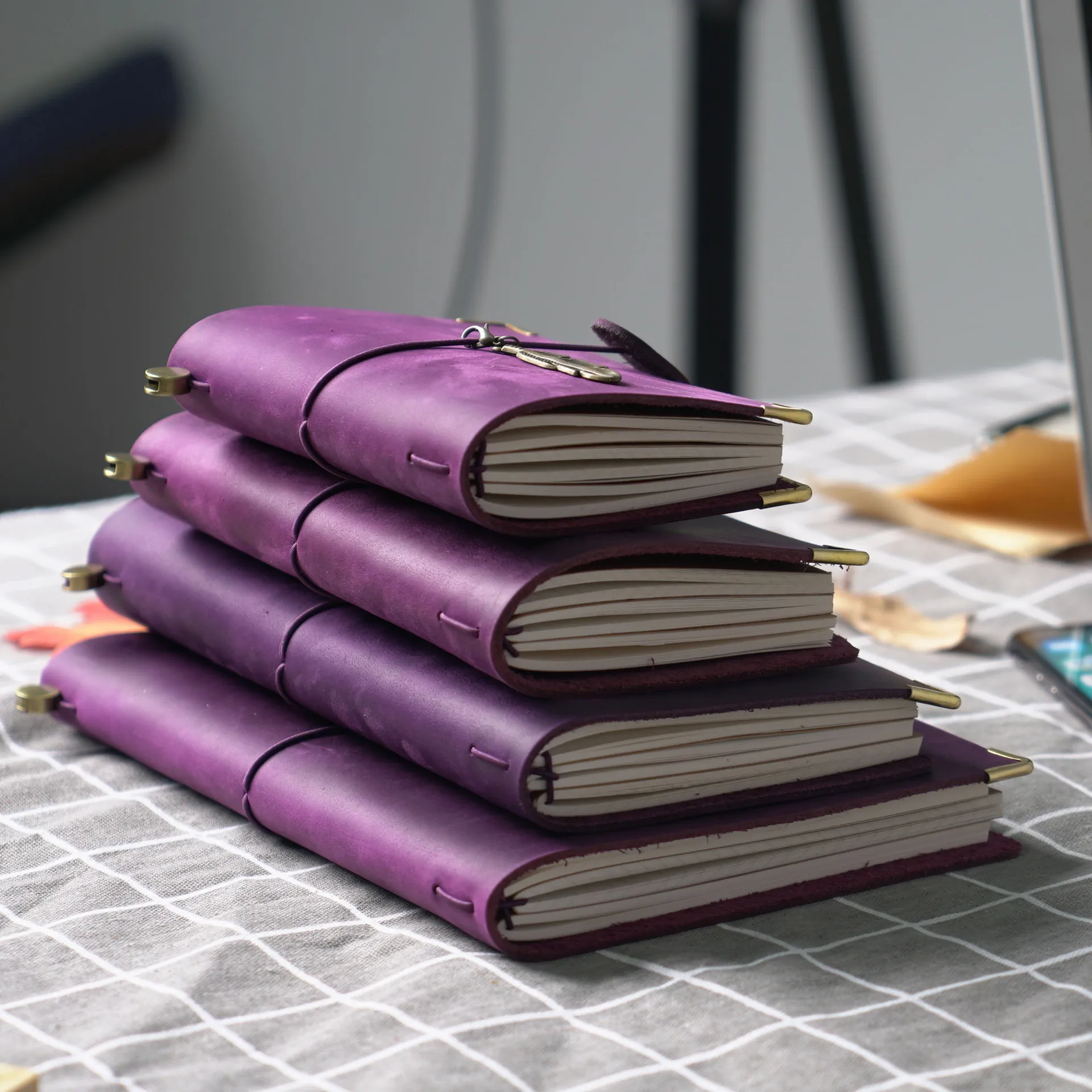 Wholesale Custom PU Leather Planner Printing Diary Creative Travel Journal